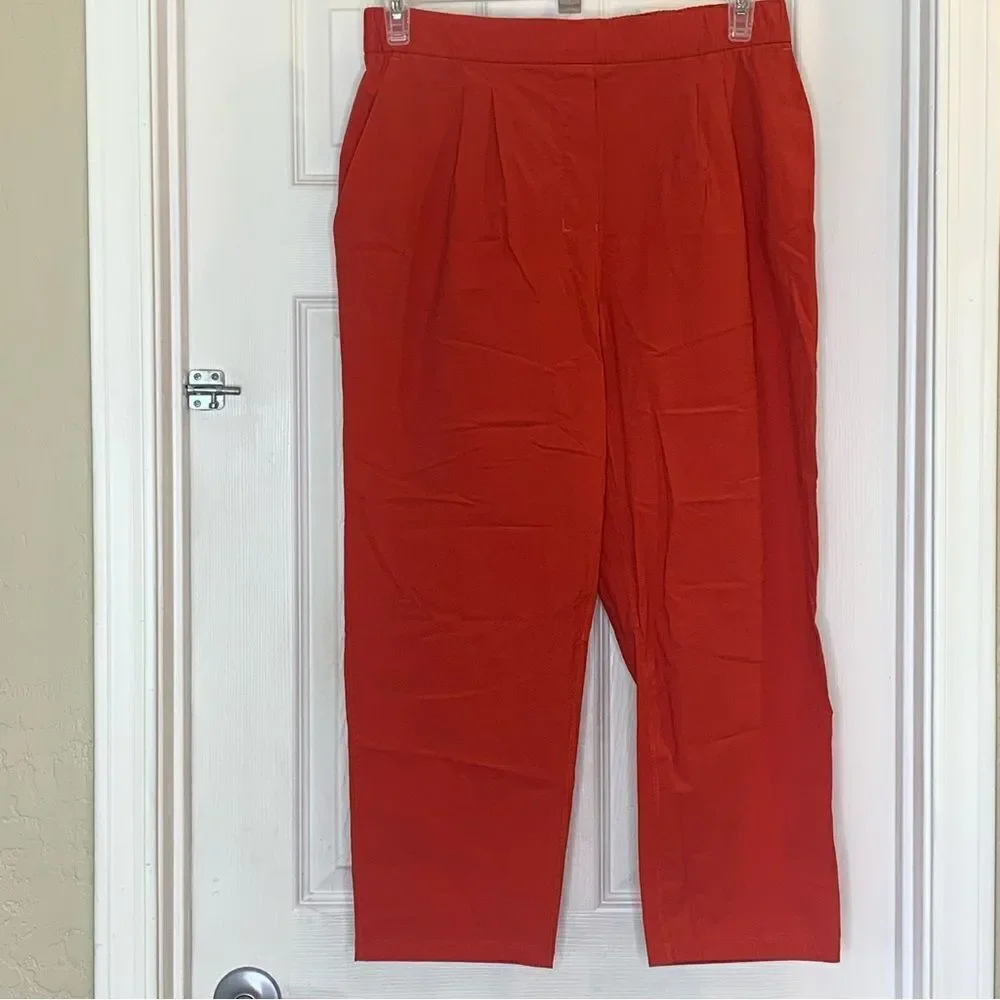 Lululemon Your True Trouser High Rise Crop Carnation Red Size 10